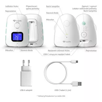 TrueLife NannyTone VM3 - digitales Video-Babyphone TrueLife NannyTone VM3 - digitales Video-Babyphone