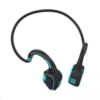 EVOLVEO BoneSwim MP3 16GB drahtloser Kopfhörer, Wangenknochen, blau - Unverpackt