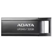 ADATA Flash Drive 32GB UR340, USB 3.2 Dash Drive, Metall glänzend schwarz