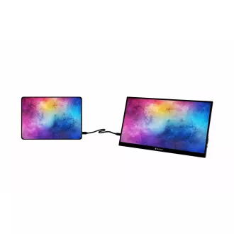 Verbatim PMT-14 Tragbarer Touchscreen-Monitor 14" Full HD 1080p Metallgehäuse Verbatim PMT-14 Tragbarer Touchscreen-Monitor 14" Full HD 1080p Metallgehäuse