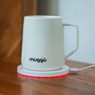 Muggo QI intelligente beheizte Tasse - weiß