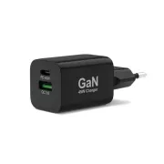 PORT Netzladegerät für USB-C und USB-A, 45 W, schwarz