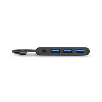 PORT USB-C HUB, 3x USB 3.0 1x USB-C, schwarz PORT USB-C HUB, 3x USB 3.0 1x USB-C, schwarz