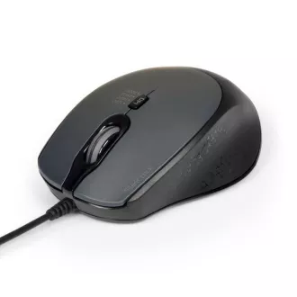 PORT optische Maus SILENT, USB-A/USB-C, 3600 DPI, schwarz PORT optische Maus SILENT, USB-A/USB-C, 3600 DPI, schwarz