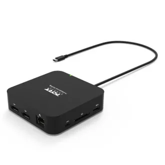 PORT Dockingstation USB-C 10v1, 2x4K Display Port, 5x USB-A, USB-C 85W PD, Ethernet, SD PORT Dockingstation USB-C 10v1, 2x4K Display Port, 5x USB-A, USB-C 85W PD, Ethernet, SD