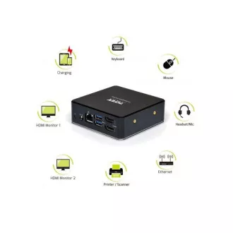 PORT Dockingstation 8in1 USB-C, USB-A, Dual Video, HDMI, Ethernet, Audio, USB 3.0 PORT Dockingstation 8in1 USB-C, USB-A, Dual Video, HDMI, Ethernet, Audio, USB 3.0