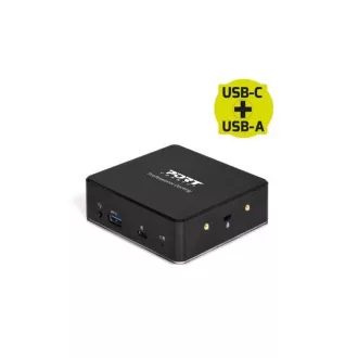 PORT Dockingstation 8in1 USB-C, USB-A, Dual Video, HDMI, Ethernet, Audio, USB 3.0 PORT Dockingstation 8in1 USB-C, USB-A, Dual Video, HDMI, Ethernet, Audio, USB 3.0