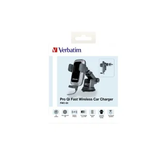 VERBATIM Autohalterung Drahtloses Schnellladegerät Pro Qi 15W FWC-03 - Unverpackt VERBATIM Autohalterung Drahtloses Schnellladegerät Pro Qi 15W FWC-03 - Unverpackt