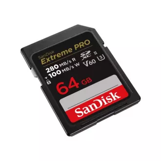 SanDisk SDXC-Karte 64GB Extreme PRO (280 MB/s Klasse 10, UHS-II V60) SanDisk SDXC-Karte 64GB Extreme PRO (280 MB/s Klasse 10, UHS-II V60)