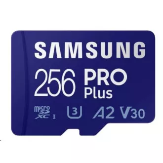 Samsung micro SDXC-Karte 256GB PRO Plus   SD-Adapter