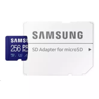Samsung micro SDXC-Karte 256GB PRO Plus   SD-Adapter