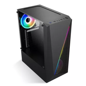 1stCOOL Gehäuse SHARK 2, Middle Tower, AU, USB 3.0, ohne Netzteil, RGB-Lüfter, transparentes Seitenteil, schwarz 1stCOOL Gehäuse SHARK 2, Middle Tower, AU, USB 3.0, ohne Netzteil, RGB-Lüfter, transparentes Seitenteil, schwarz