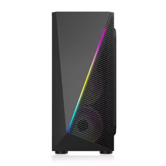 1stCOOL Gehäuse SHARK 2, Middle Tower, AU, USB 3.0, ohne Netzteil, RGB-Lüfter, transparentes Seitenteil, schwarz 1stCOOL Gehäuse SHARK 2, Middle Tower, AU, USB 3.0, ohne Netzteil, RGB-Lüfter, transparentes Seitenteil, schwarz