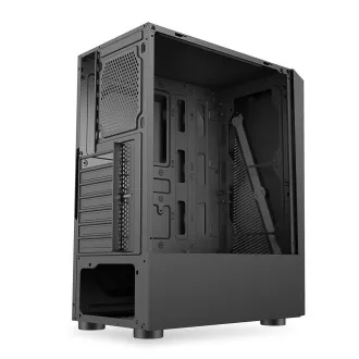 1stCOOL Gehäuse SHARK 2, Middle Tower, AU, USB 3.0, ohne Netzteil, RGB-Lüfter, transparentes Seitenteil, schwarz 1stCOOL Gehäuse SHARK 2, Middle Tower, AU, USB 3.0, ohne Netzteil, RGB-Lüfter, transparentes Seitenteil, schwarz