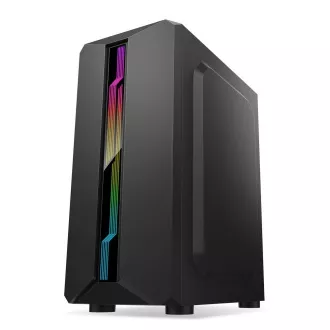 1stCOOL Gehäuse SHARK 1, Middle Tower, AU, USB 3.0, ohne Netzteil, RGB-Lüfter, transparentes Seitenteil, schwarz 1stCOOL Gehäuse SHARK 1, Middle Tower, AU, USB 3.0, ohne Netzteil, RGB-Lüfter, transparentes Seitenteil, schwarz