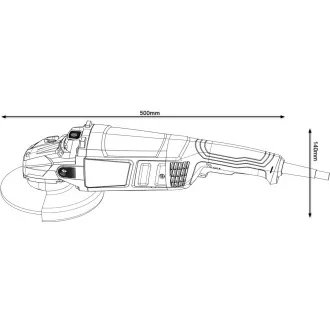 BOSCH GWS 2200, Winkelschleifer, 2.200 W, 6.500 - 6.500 U/min, 230 mm, abschließbarer Schalter BOSCH GWS 2200, Winkelschleifer, 2.200 W, 6.500 - 6.500 U/min, 230 mm, abschließbarer Schalter