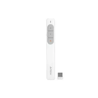 A4tech 2.4G kabelloser Laser Presenter & Pointer, weiß A4tech 2.4G kabelloser Laser Presenter & Pointer, weiß