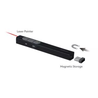 A4tech 2.4G kabelloser Laser Presenter & Pointer, schwarz A4tech 2.4G kabelloser Laser Presenter & Pointer, schwarz