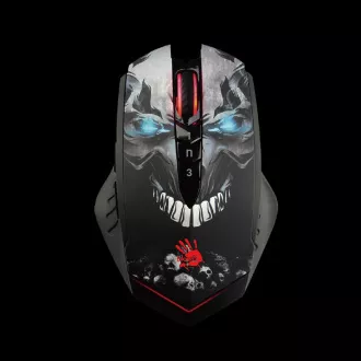 A4tech BLOODY R80 Plus, kabellose Gaming-Maus, Auflösung bis zu 5000DPI, schwarz, USB, CORE 3 A4tech BLOODY R80 Plus, kabellose Gaming-Maus, Auflösung bis zu 5000DPI, schwarz, USB, CORE 3