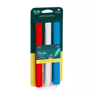 3Doodler Ersatzmine ECO-PCL für 3D-Stift Start  75 Stück - rot, blau, weiß