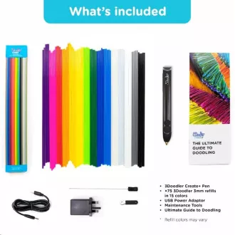 3Doodler 3D-Stift Create 3D-Stift und 75 Minen und 5 Schablonen 3Doodler 3D-Stift Create 3D-Stift und 75 Minen und 5 Schablonen