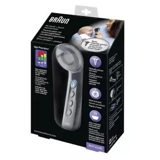 Braun BNT400B berührungsloses Thermometer, extrem empfindlicher Sensor, Age Precision Technologie, schwarz