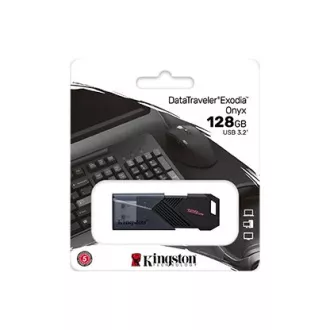 Kingston Flash-Laufwerk 128GB USB3.2 Gen 1 DataTraveler Exodia Onyx Kingston Flash-Laufwerk 128GB USB3.2 Gen 1 DataTraveler Exodia Onyx