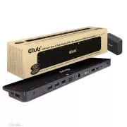 Club3D Dockingstation USB-C 14v1, 1xDP, 1xHDMI, 1xVGA, 2xUSB-C, 5xUSB, 1xRJ45, 1x3.5mm, grau