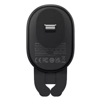 Baseus Stable Pro Autohalterung (Belüftung) mit drahtloser Aufladung 15W, schwarz