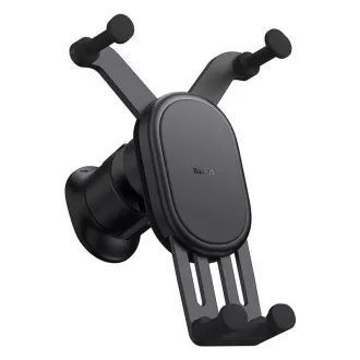 Baseus Stable Pro Autohalterung (Belüftung) mit drahtloser Aufladung 15W, schwarz