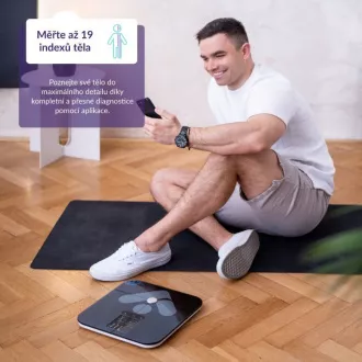 TrueLife FitScale W7 BT - Bioelektrische Impedanz-Bluetooth-Waage - schwarz TrueLife FitScale W7 BT - Bioelektrische Impedanz-Bluetooth-Waage - schwarz