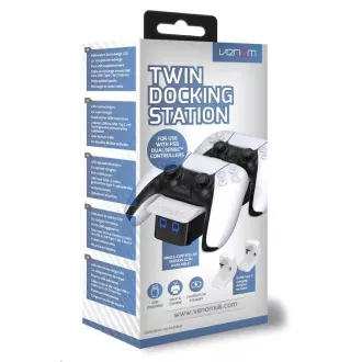 VENOM VS5001 Weiß PS5 Twin Docking Station VENOM VS5001 Weiß PS5 Twin Docking Station