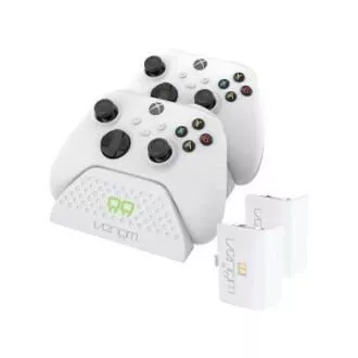 VENOM VS2871 Xbox Serie S/X & One Weiß Twin Docking Station 2 Batterien VENOM VS2871 Xbox Serie S/X & One Weiß Twin Docking Station 2 Batterien