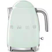 Smeg KLF03PGEU elektrischer Wasserkocher, 1, 7 l (7 Tassen), 2400 W, Stil der 1950er Jahre, pastellgrün