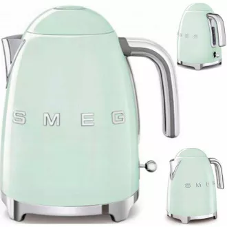 Smeg KLF03PGEU elektrischer Wasserkocher, 1, 7 l (7 Tassen), 2400 W, Stil der 1950er Jahre, pastellgrün Smeg KLF03PGEU elektrischer Wasserkocher, 1, 7 l (7 Tassen), 2400 W, Stil der 1950er Jahre, pastellgrün