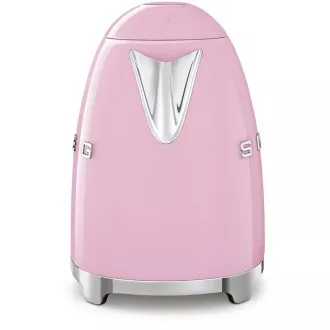 Smeg KLF03PKEU elektrischer Wasserkocher, 1, 7 l (7 Tassen), 2400 W, 1950er Stil, rosa