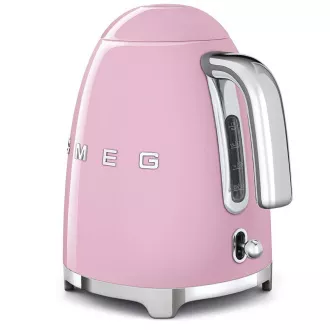 Smeg KLF03PKEU elektrischer Wasserkocher, 1, 7 l (7 Tassen), 2400 W, 1950er Stil, rosa