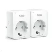 TP-Link Tapo P110(2er-Pack)(EU) intelligente WiFi-Mini-Steckdose (3680W, 16A, 2, 4 GHz, BT)