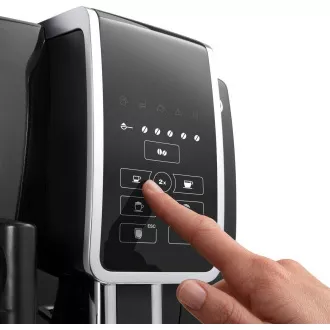DeLonghi Dinamica ECAM 350.50.B Kaffeevollautomat, 15 bar, 1450 W, integriertes Mahlwerk, Milchsystem, Doppeltasse