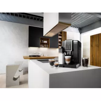 DeLonghi Dinamica ECAM 350.50.B Kaffeevollautomat, 15 bar, 1450 W, integriertes Mahlwerk, Milchsystem, Doppeltasse