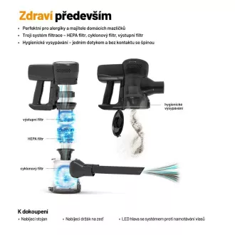 Lauben Stabstaubsauger & Mopp 3in1 Pet Deluxe 400BC Lauben Stabstaubsauger & Mopp 3in1 Pet Deluxe 400BC
