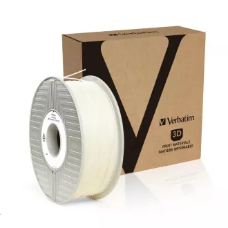 VERBATIM 3D Drucker Filament ABS 1.75mm, 404m, 1kg transparent
