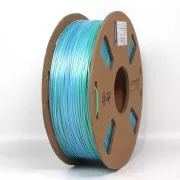GEMBIRD Druckfaden (Filament) PLA, 1, 75mm, 1kg, Seide Regenbogen, blau/grün
