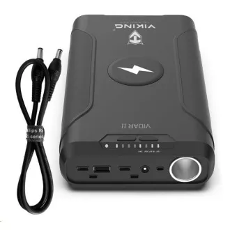 Viking Outdoor-Powerbank VIDAR II, 72000 mAh, kabelloses Laden