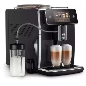 SAECO SM8780/00 Xelsis Deluxe, Touchscreen-Kaffeemaschine, Milchbehälter, 2 Tassen auf einmal, 6 Programme, schwarz