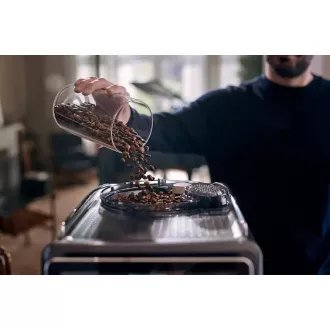 SAECO SM8780/00 Xelsis Deluxe, Touchscreen-Kaffeemaschine, Milchbehälter, 2 Tassen auf einmal, 6 Programme, schwarz