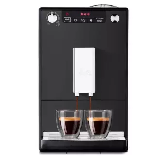 MELITTA Solo Frosted Black, Kaffeemaschine, 15 Bar, 2 Tassen auf einmal, integriertes Mahlwerk, milchfreies Rezept, schwarz MELITTA Solo Frosted Black, Kaffeemaschine, 15 Bar, 2 Tassen auf einmal, integriertes Mahlwerk, milchfreies Rezept, schwarz