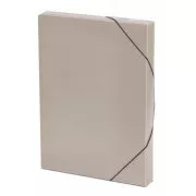 Gummibox Linien transparent rauch
