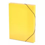 Gummidose Lines transparent gelb