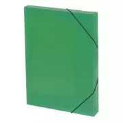 Gummibox Lines transparent grün